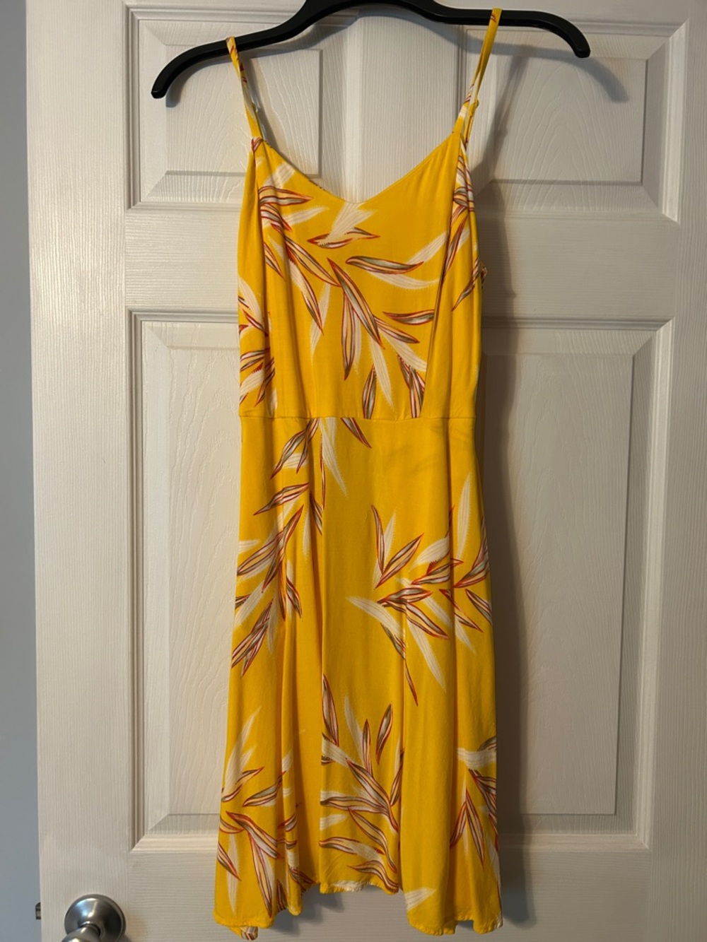 Apt. 9 Bright Yellow Floral Spaghetti-Strap Midi Dress